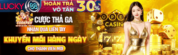 Banner khuyến mãi lucky88